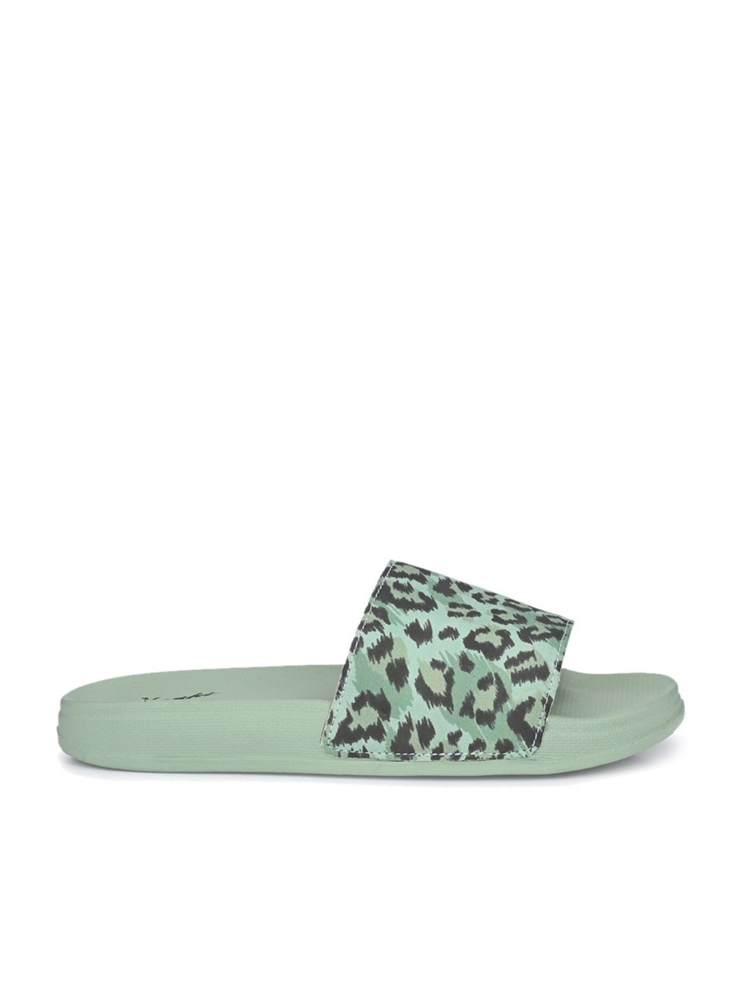 Yuuki Women's Green Slides