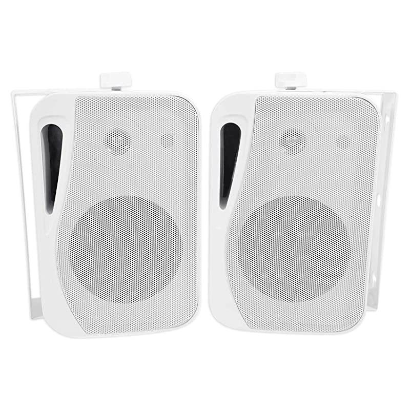 Pair  HP4S-8 4" Outdoor/Indoor Home Theater Speakers w/Swivel Bracket