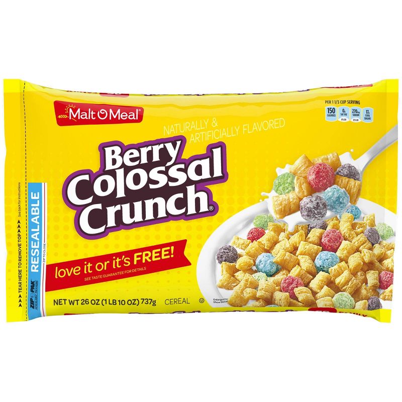 Berry Colossal Crunch Breakfast Cereal - 26oz - Malt O Meal
