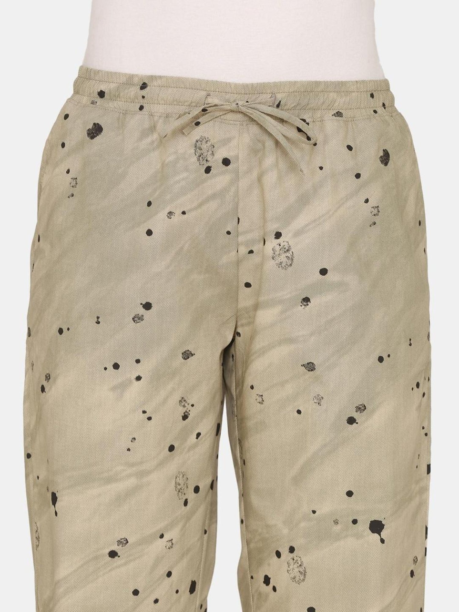 Coucou by Zivame Beige Printed Pajamas