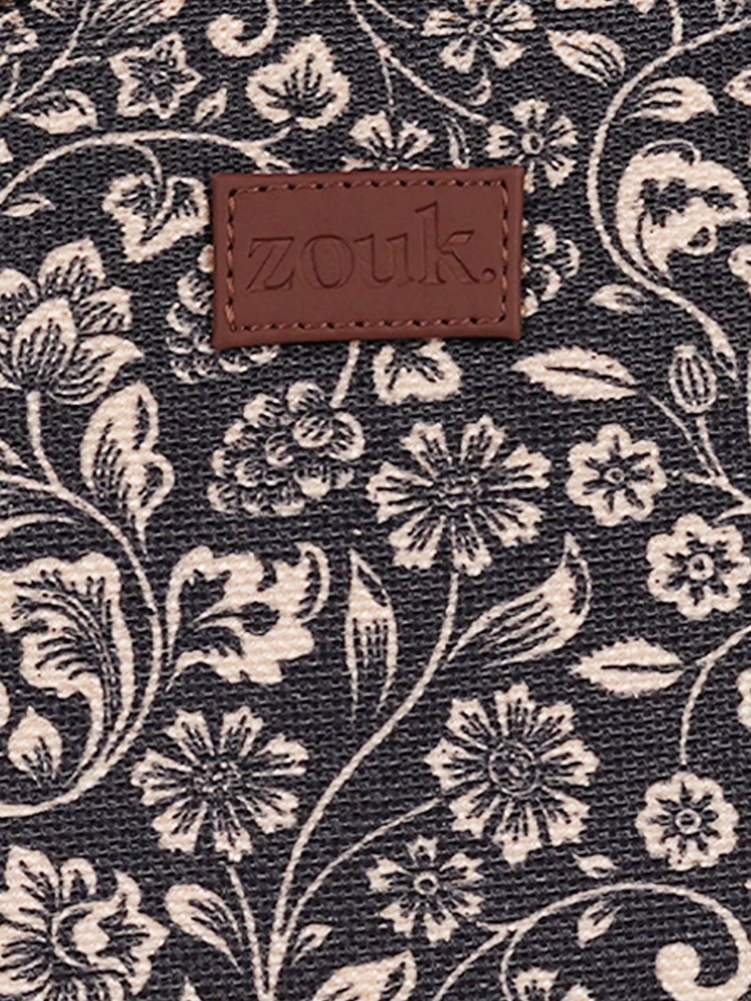 ZOUK Black Printed Lunch Bag