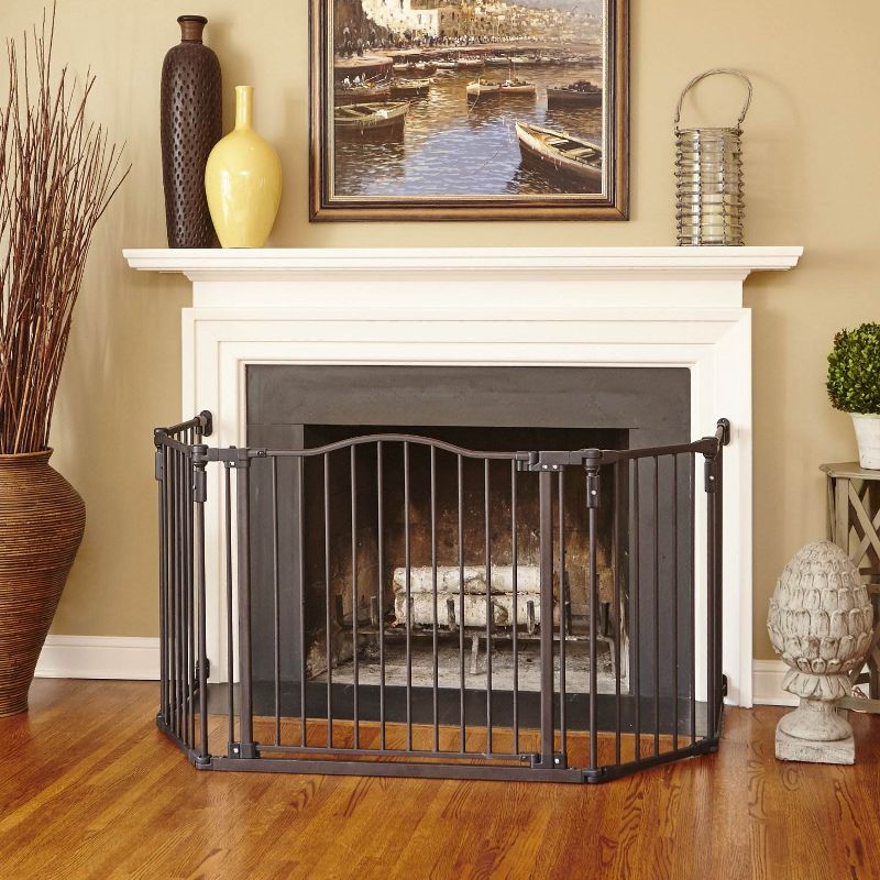 Toddleroo by North States 15 Inch Extension Piece for Deluxe Decor Gate, Bronze