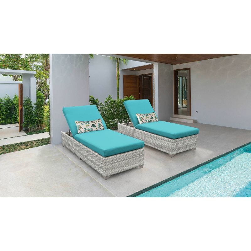 2pc Patio Chaise Lounge - Patio Festival