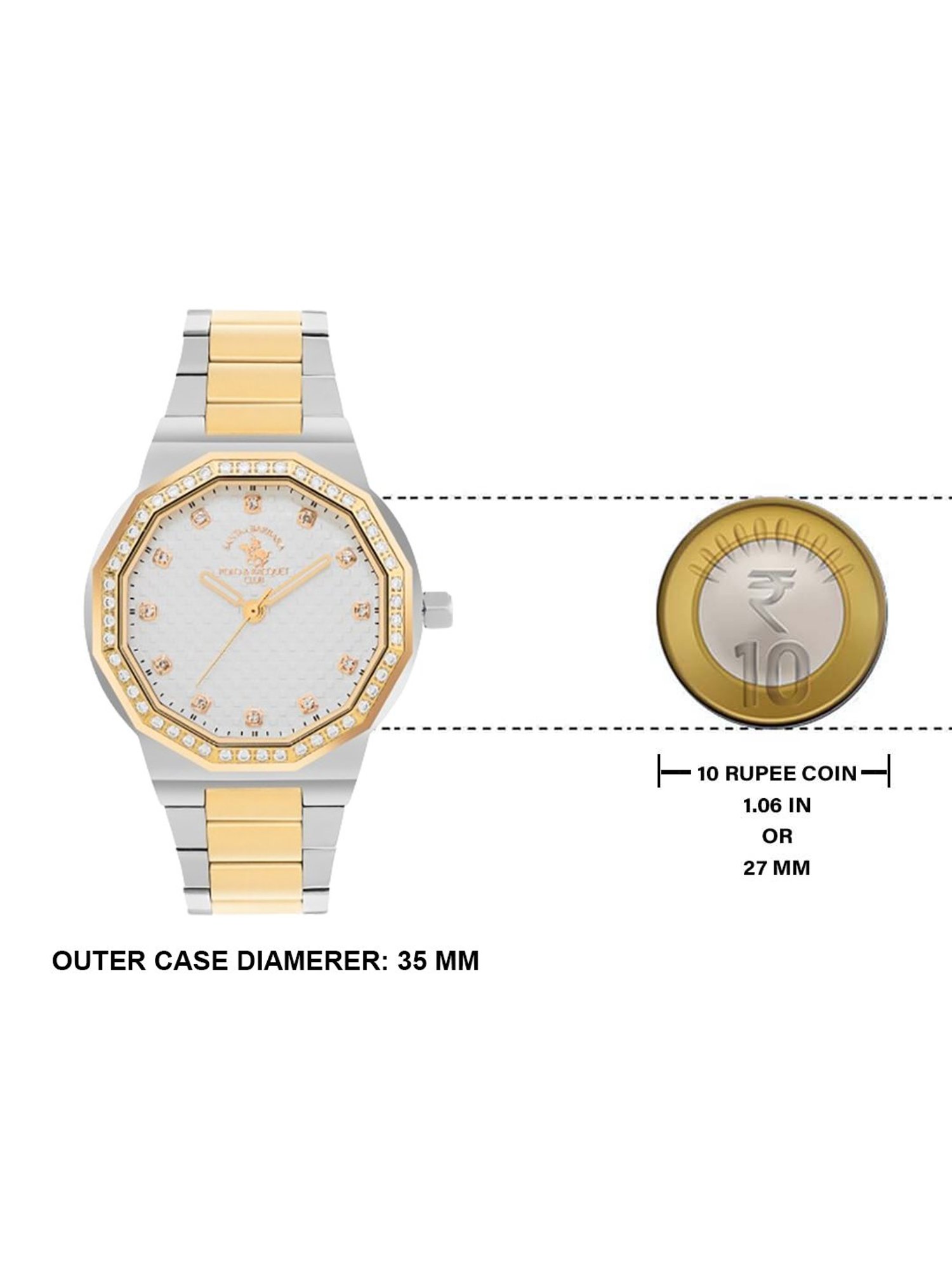 Santa Barbara Polo & Racquet Club SB.1.10552-3 Analog Watch for Women