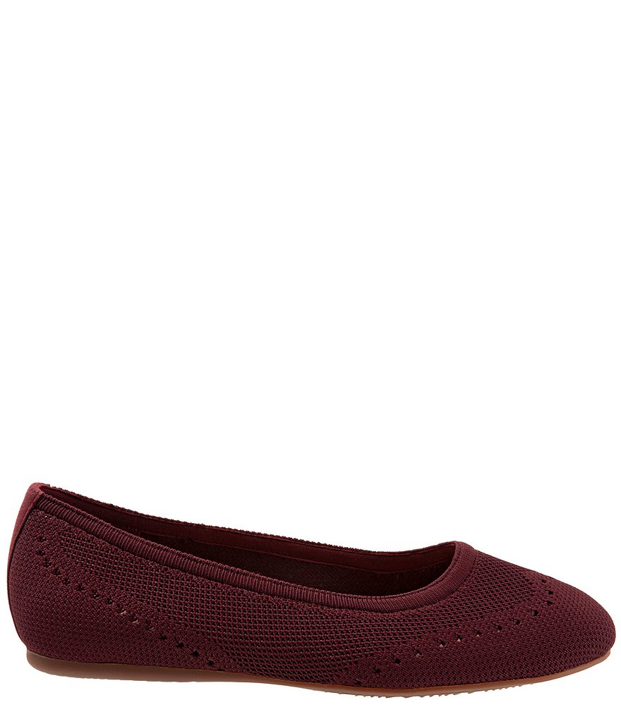 SoftWalk Santorini Tailored Stretch Knit Slip On Flats