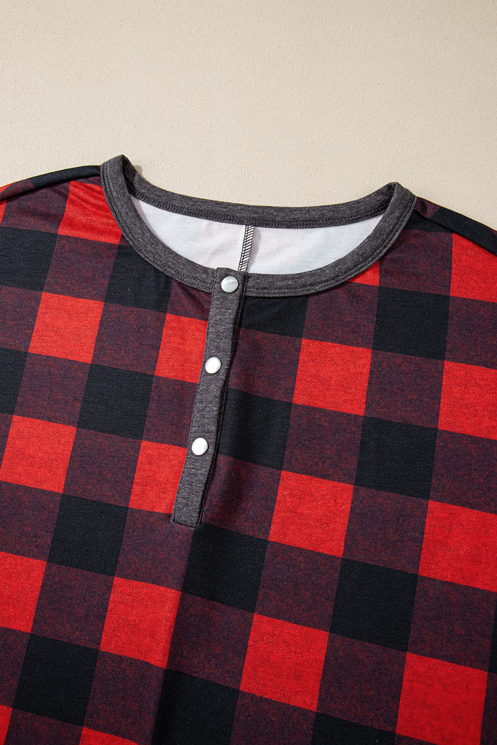 Rose Red Solid Waffle Knit Plus Size Two Piece Shorts Set