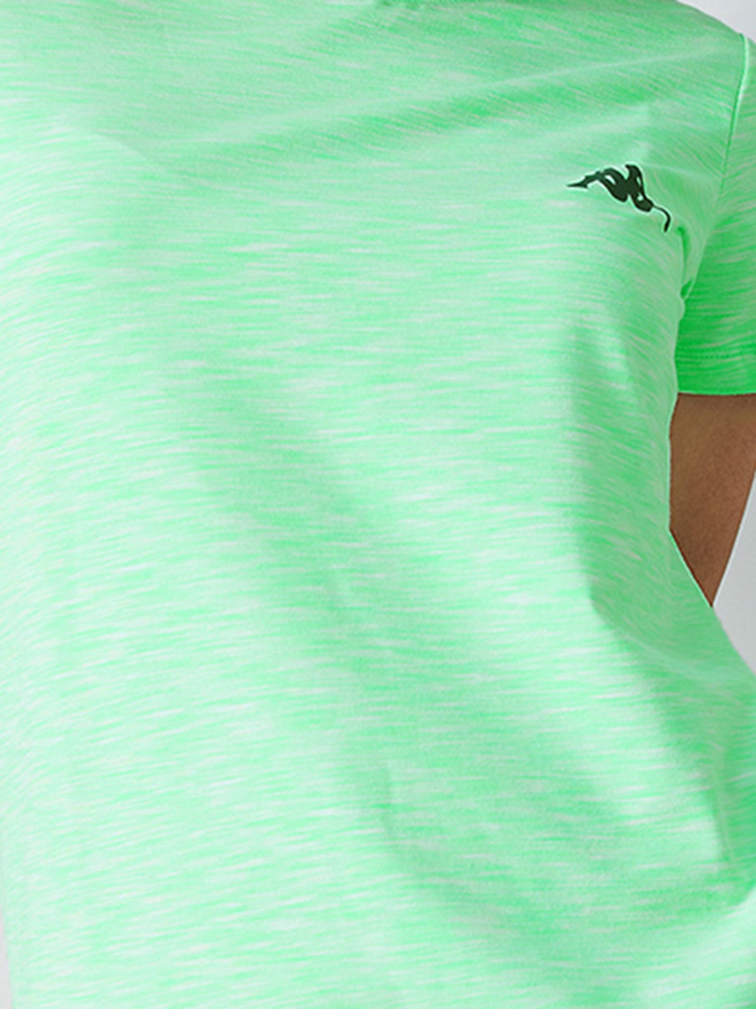 KAPPA Mint Green Printed T-Shirt