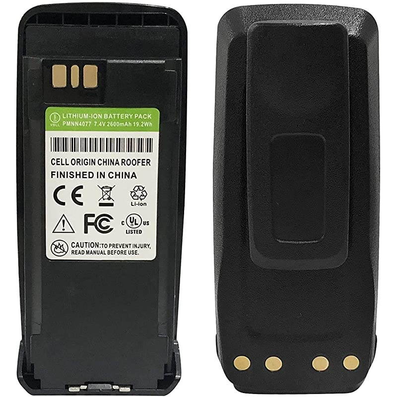74V 2600mAh Liion Battery Compatible for Motorola XPR6100 XPR6300 XPR6350 XPR6380 XPR6500 XPR6550 XPR6580 Portable Radio