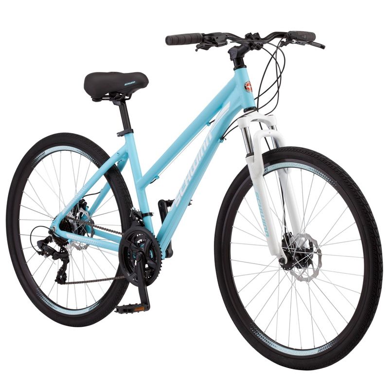 Schwinn Women's GTX-2 700c/28" Dual Sport Hybrid Bike - Light Blue