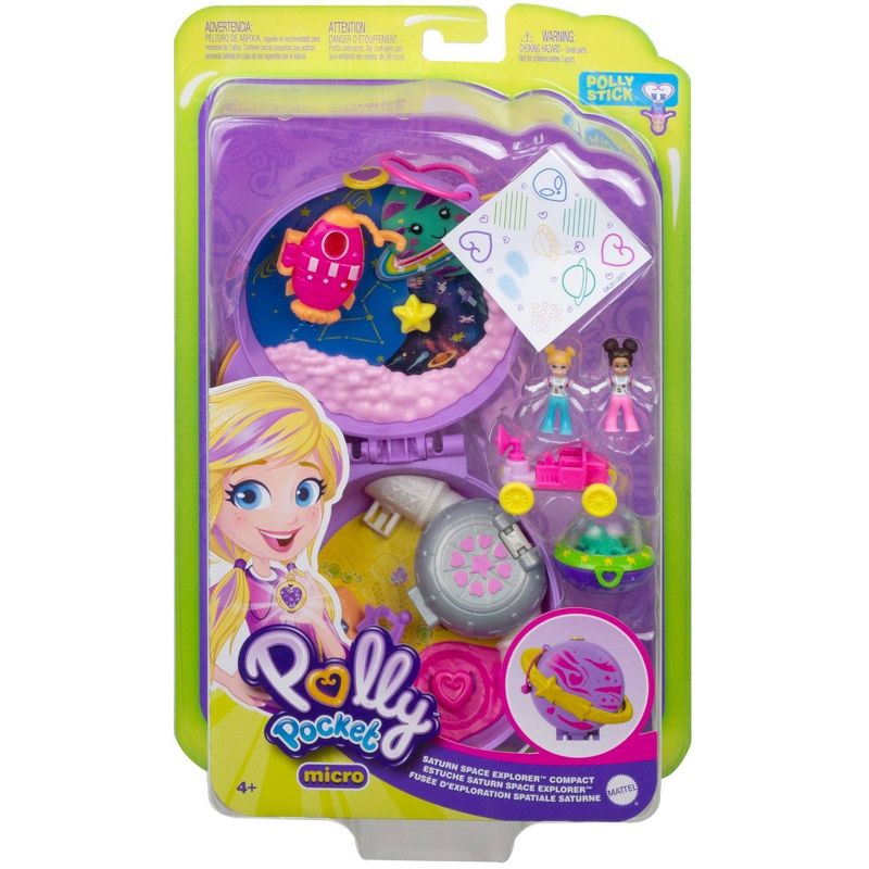 Polly Pocket Saturn Space Explorer Compact Playset