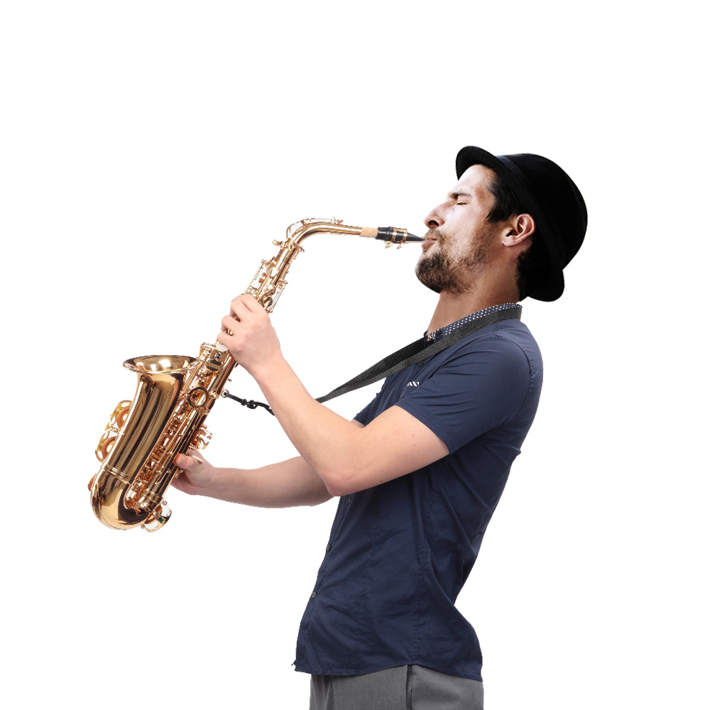 Student  Glarry Alto Saxophone  Alto SAX Eb  with  W/ Case 10 Reeds Strap