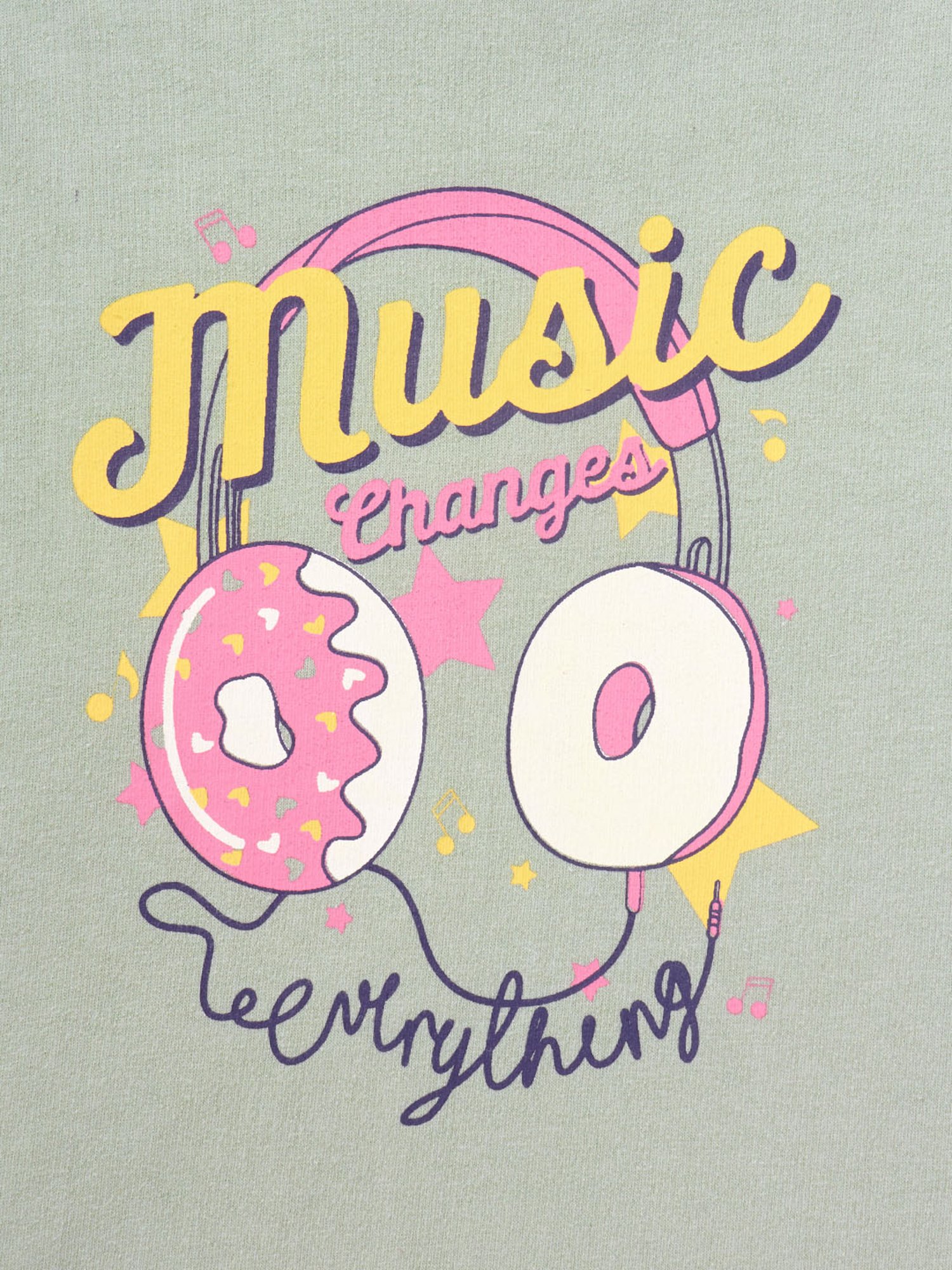 Cub McPaws Kids Green Printed Sweatshirt