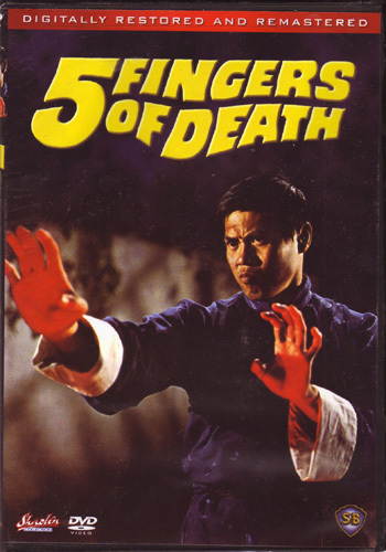 Five Fingers Of Death chinese kung fu action movie DVD Lieh Lo Ping Wang