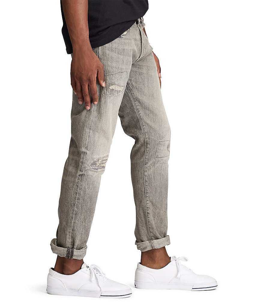 Polo Ralph Lauren Sullivan Slim-Fit Brennan Repaired Jeans