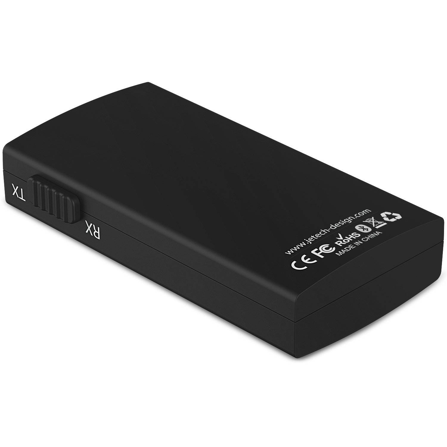 2-In-1 Bluetooth Transmitter and Receiver Wireless Stereo Audio Adapter With 3.5mm Stereo Output for Speakers, Headphone, TV, PC, iPod, MP3 / MP4, Car or Home Stereo, Support 2 Devices