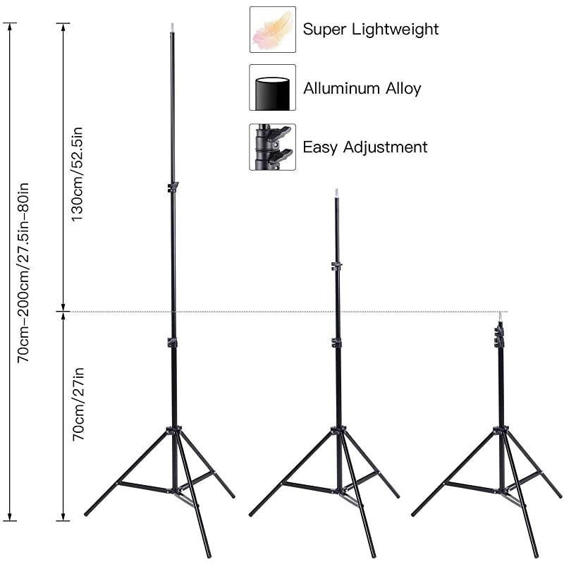 Photography Continuous Softbox Lighting Kit 20quotX28quot Professional Photo Studio Equipment with 2pcs 95W E27 Socket 5500K Video Lighting Bulb for Filming Portraits Shoot