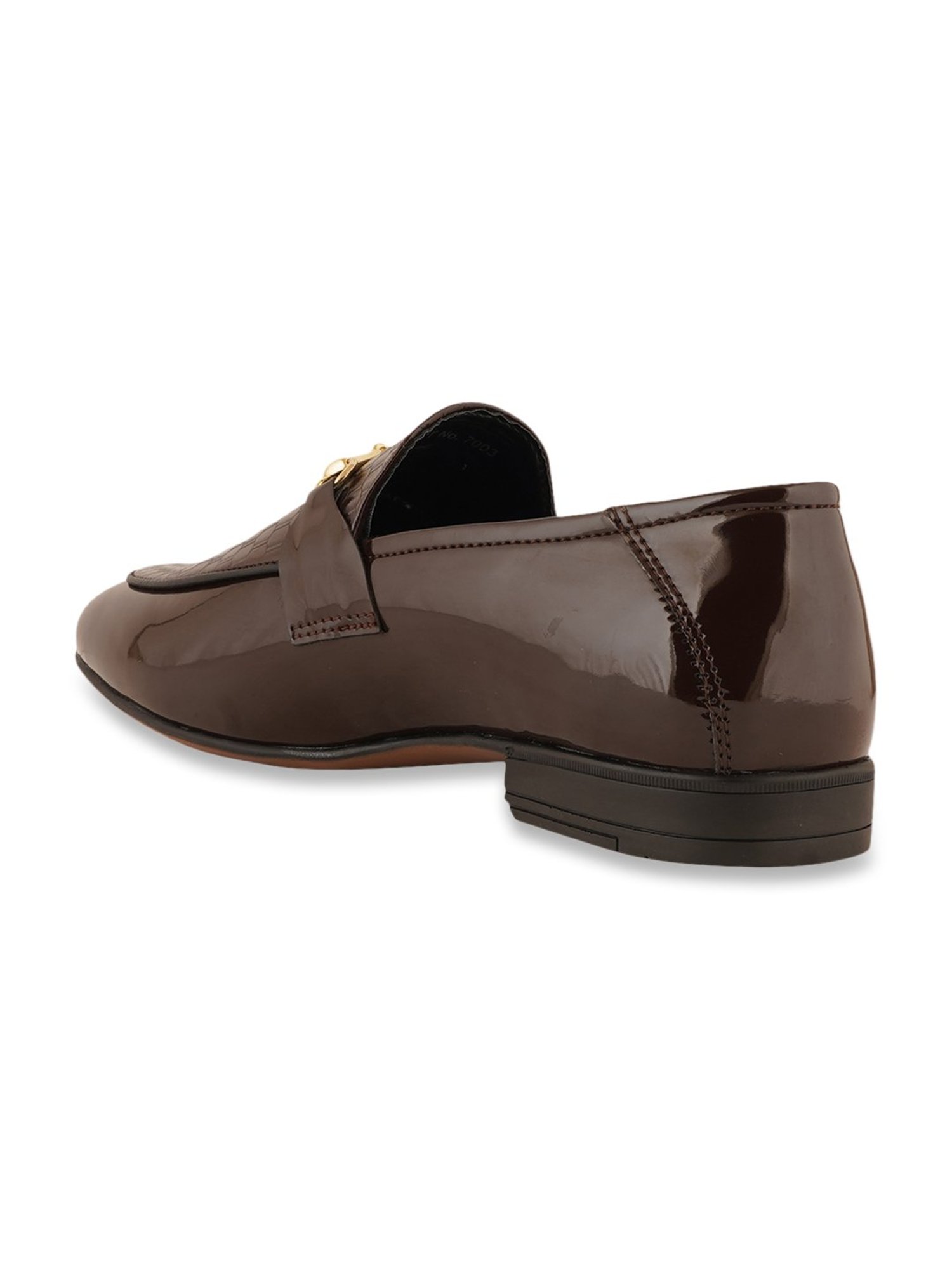 Pelle Albero Men's Brown Formal Loafers