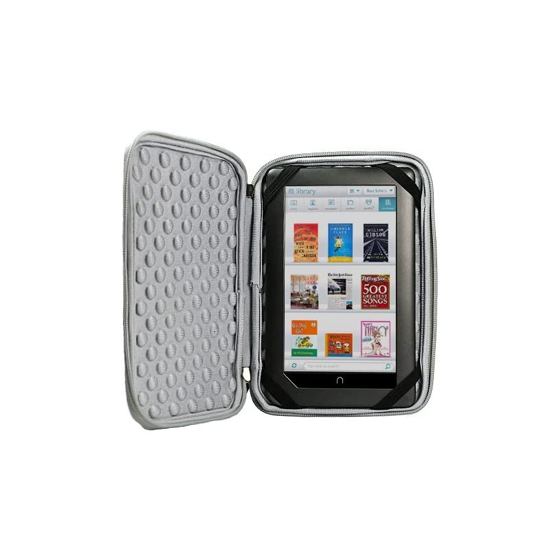 Black Limited Edition Stylish Sleeve Premium Cover Case for Accessories for Barnes and Noble Nook Color eBook Reader Tablet and Hand Strap and Earbuds