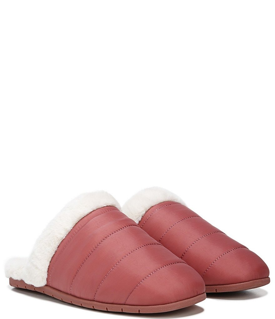 Vionic Josephine Faux Fur Lined Slide-On Slippers
