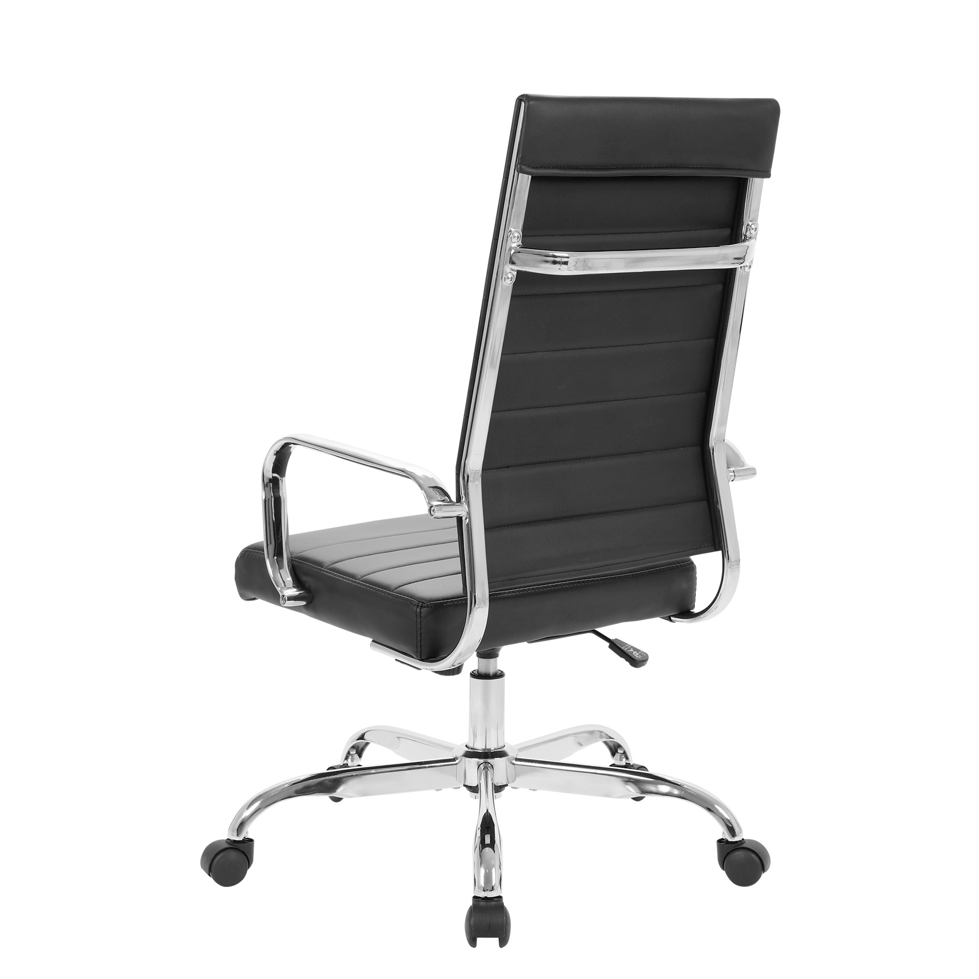 Home Office Chair PU Leather High Back Executive Desk Chair Black