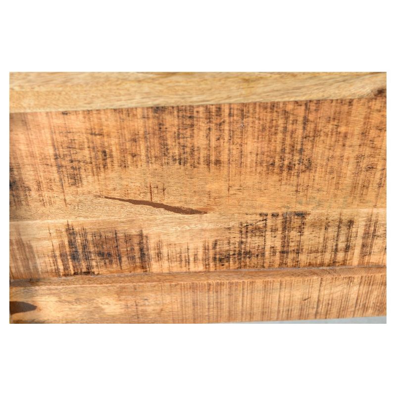 Agra Solid Wood Bed - Queen - Brown - Timbergirl