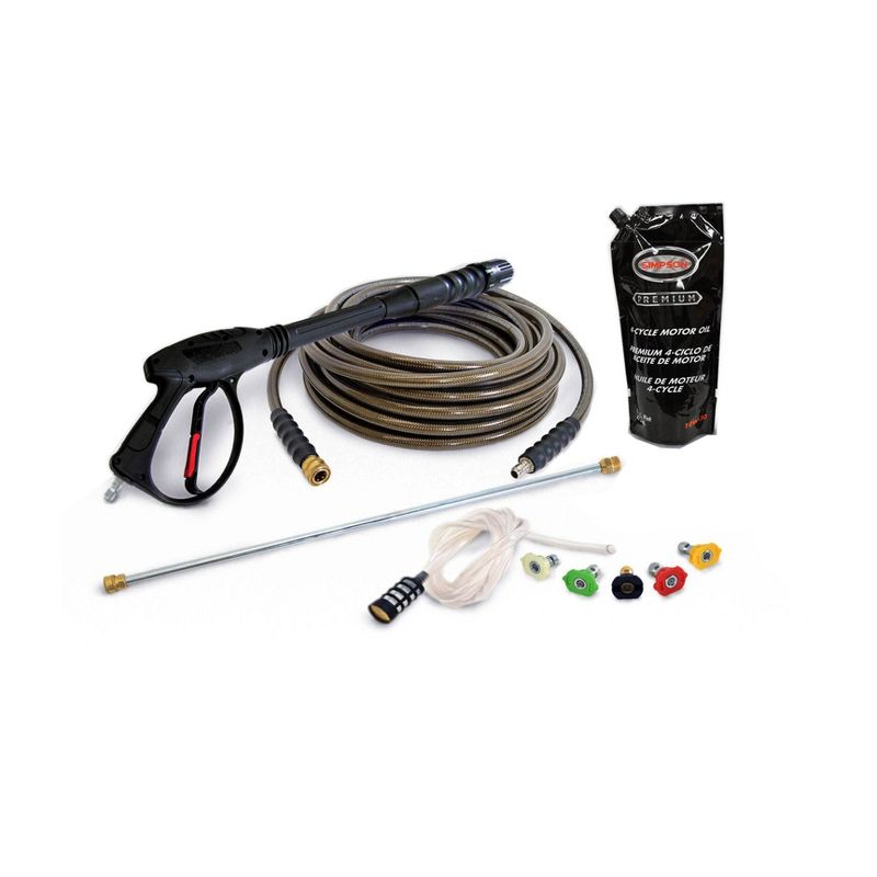 Simpson PS3835 PowerShot 3800 PSI 270cc Gas Honda Engine Power Washer, Black