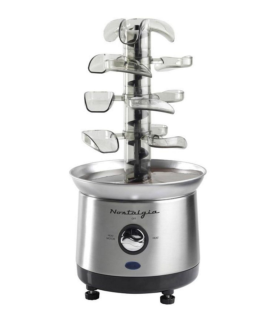 Nostalgia Electrics Stainless Steel Cascading Fondue Fountain