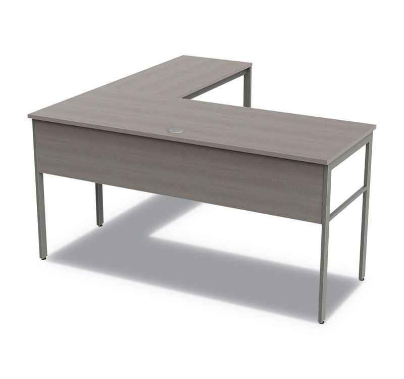 Linea Italia(R) Urban Desk Workstation, 59w x 59d x 29 1/2h, Ash UR602ASH