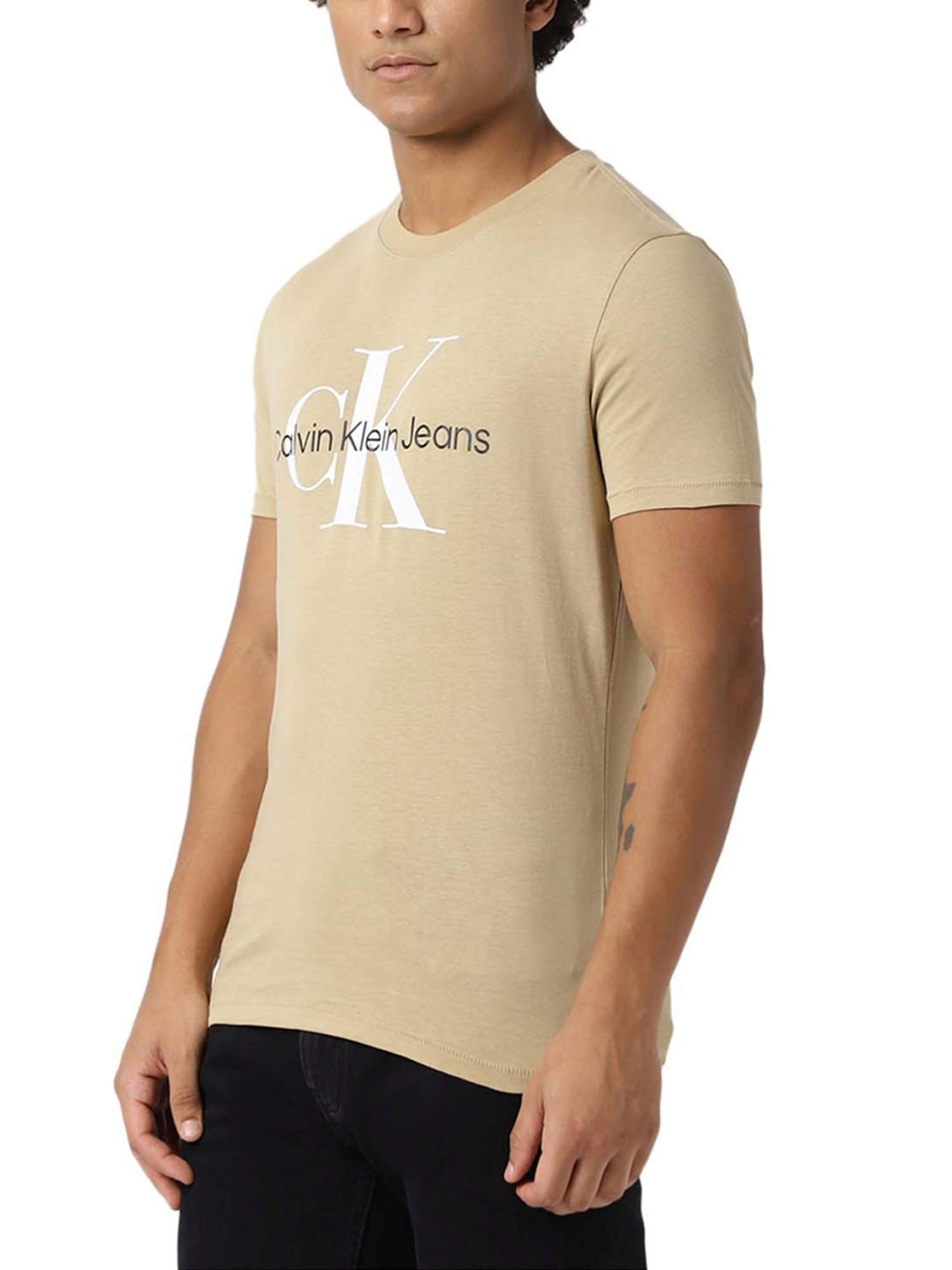Calvin Klein Jeans Travertine Logo Slim Fit T-Shirt