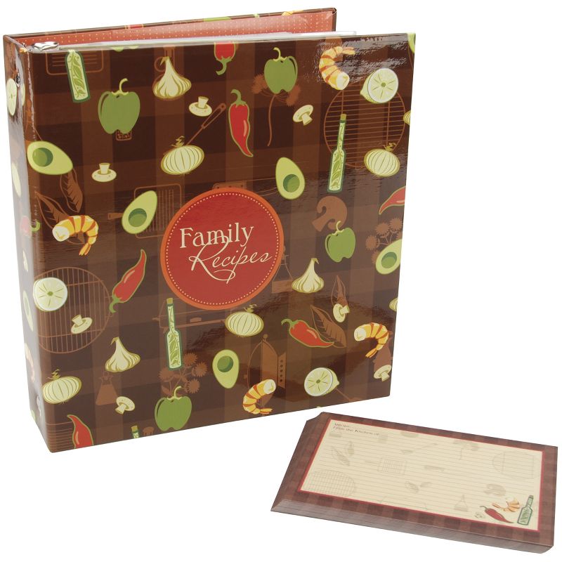 MBI Family Recipes 3-Ring Album Kit-5"X7" Recipe Cards