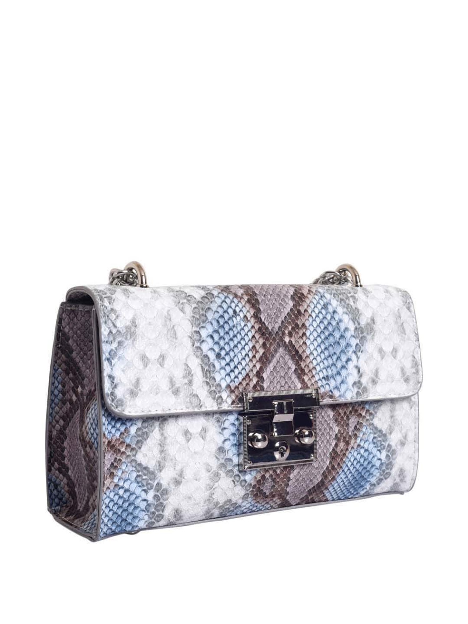 Lino Perros Blue Textured Medium Sling Handbag