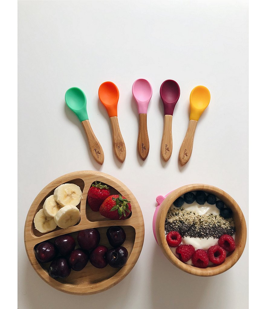 Avanchy Baby Rainbow Feeding Bowl/Plate/Spoon Gift Set