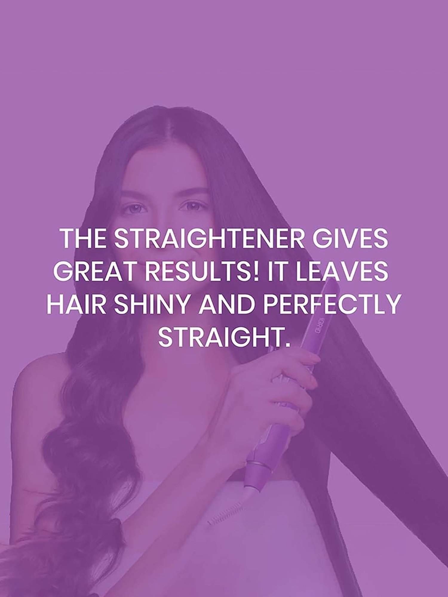 Gorgio Professional HS7800 Steam Hair Straightener (Black)