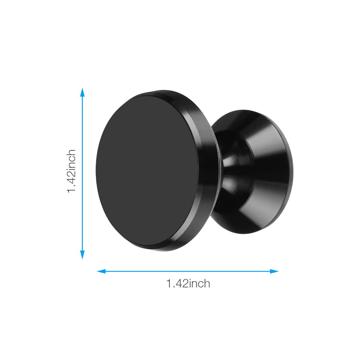 FirstPower 360&deg; Magnetic Car Holder Mount Cell Phone Holder Stand Dashboard Stick Pad Bracket For iPhone 360&deg; Rotation Six Plus-Minus Magnet