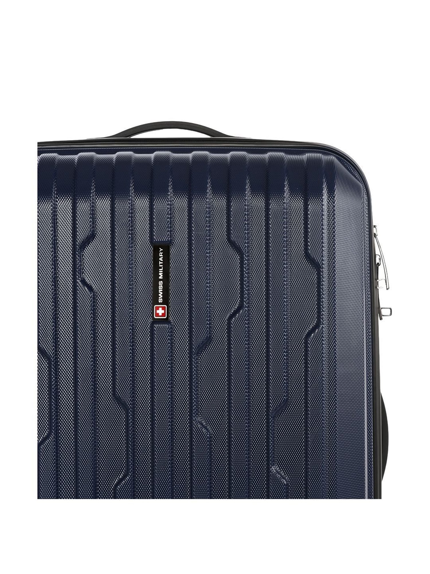 Swiss Military Blue 4 Wheels Small Carry-On Luggage