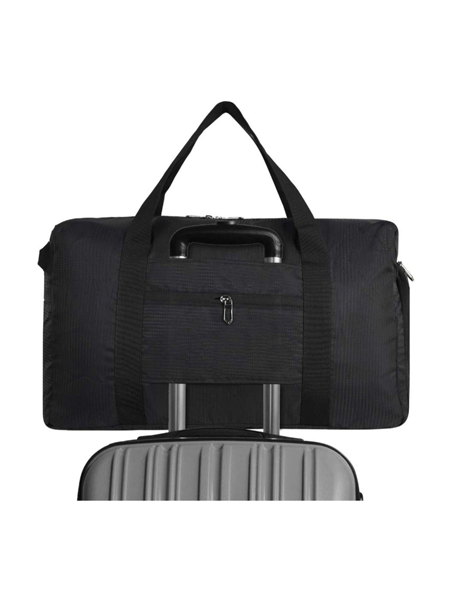 Fly Fashion Black Solid Large Duffle Bag