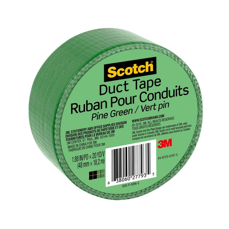 Scotch Duct Tape Pine Green 1.88" x 20yd