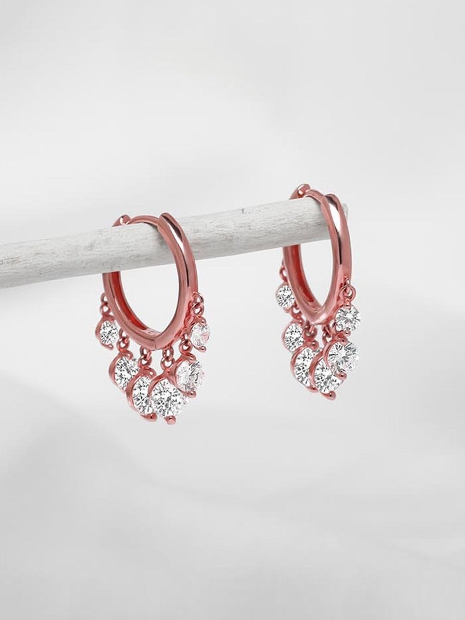 GIVA Anushka Sharma 92.5 Sterling Silver Charm Earrings for Women