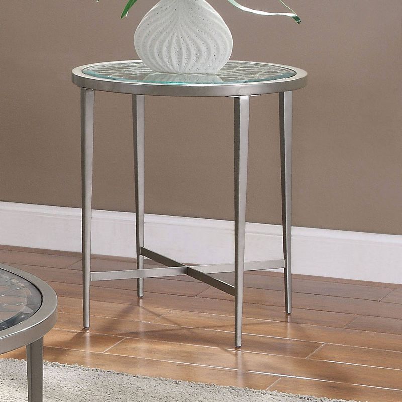 3pc Harding Coffee Table Set Silver - miBasics