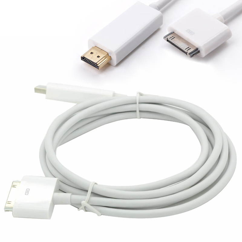 2 3 in iPad to HDMI HD Conversion Line 1.8M Dock Connector 30pin to HDMI Cable 1080P TV Adapter