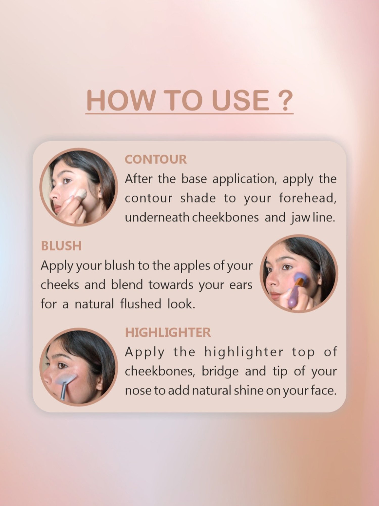 Half N Half Face Luxe Makeup Palette 03 Love & Shine - 28 gm