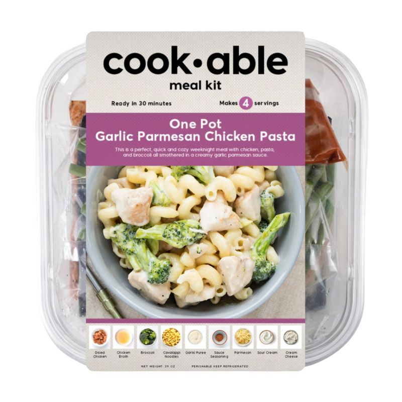 CookAble One Pot Garlic Chicken Parmesan Pasta - 39oz