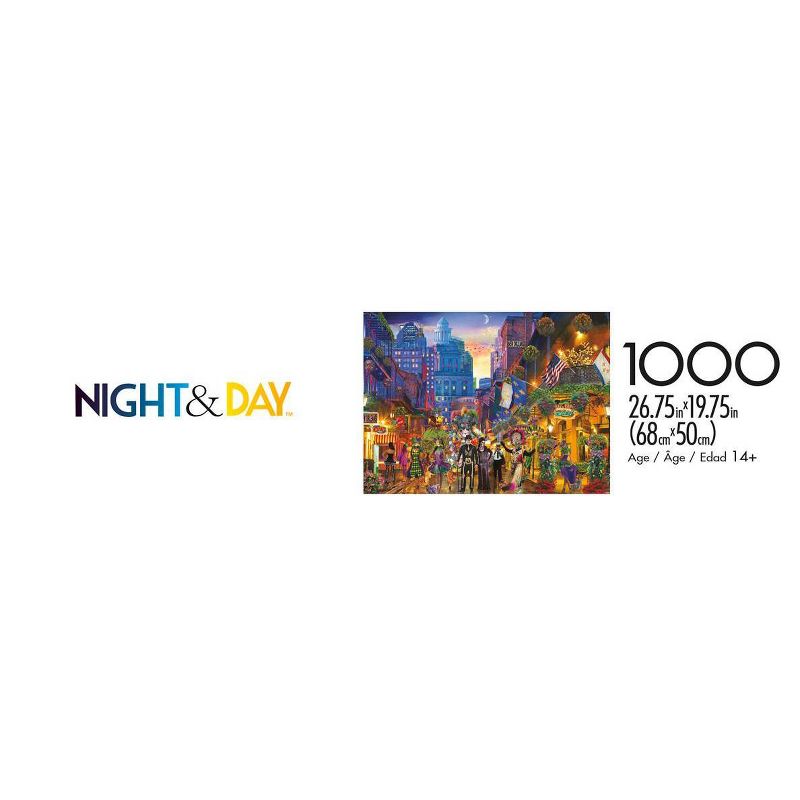 Buffalo Games Night and Day: The Big Easy Jigsaw Puzzle - 1000pc