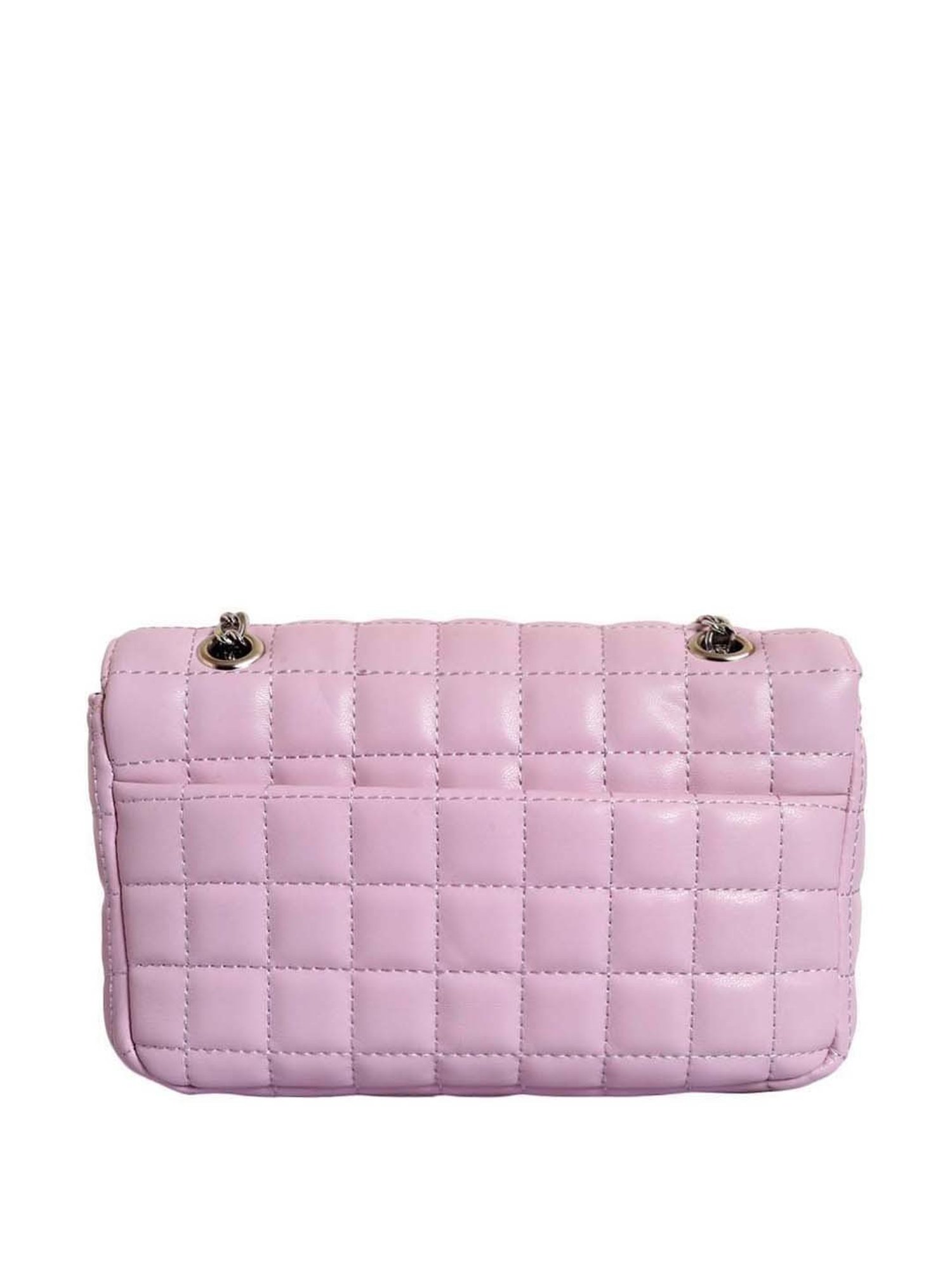 Lino Perros Lilac Quilted Medium Sling Handbag