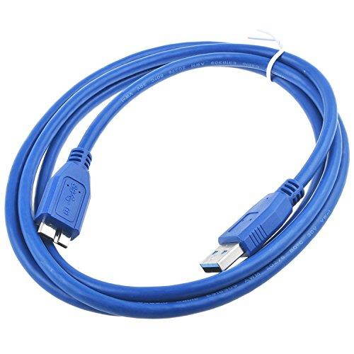 Accessory USA USB 3.0 Cable PC Laptop Data Sync Cord for Seagate FreeAgent GoFlex 9ZQ2P5-500 2 TB 9ZQ2N1-500 1 TB STAC1000103 9ZQ2N2-500 2TB Free Agent Go Flex Desk External Hard Disk Drive HDD HD
