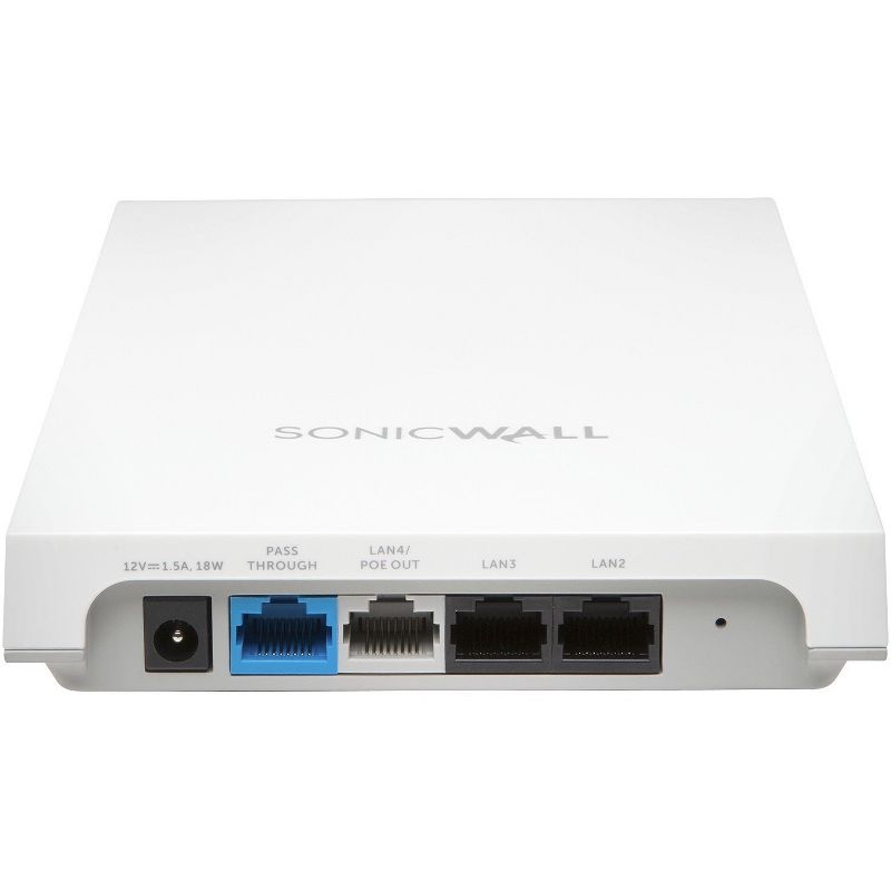 SonicWall SonicWave 224w IEEE 802.11ac 1.24 Gbit/s Wireless Access Point - 2.40 GHz, 5 GHz - MIMO Technology - 6 x Network (RJ-45) - PoE Ports