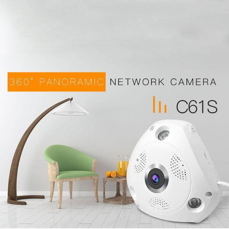 Vstarcam C61S 360 Degree Panoramic HD 1080P Wireless WiFi IP Camera Night Vision