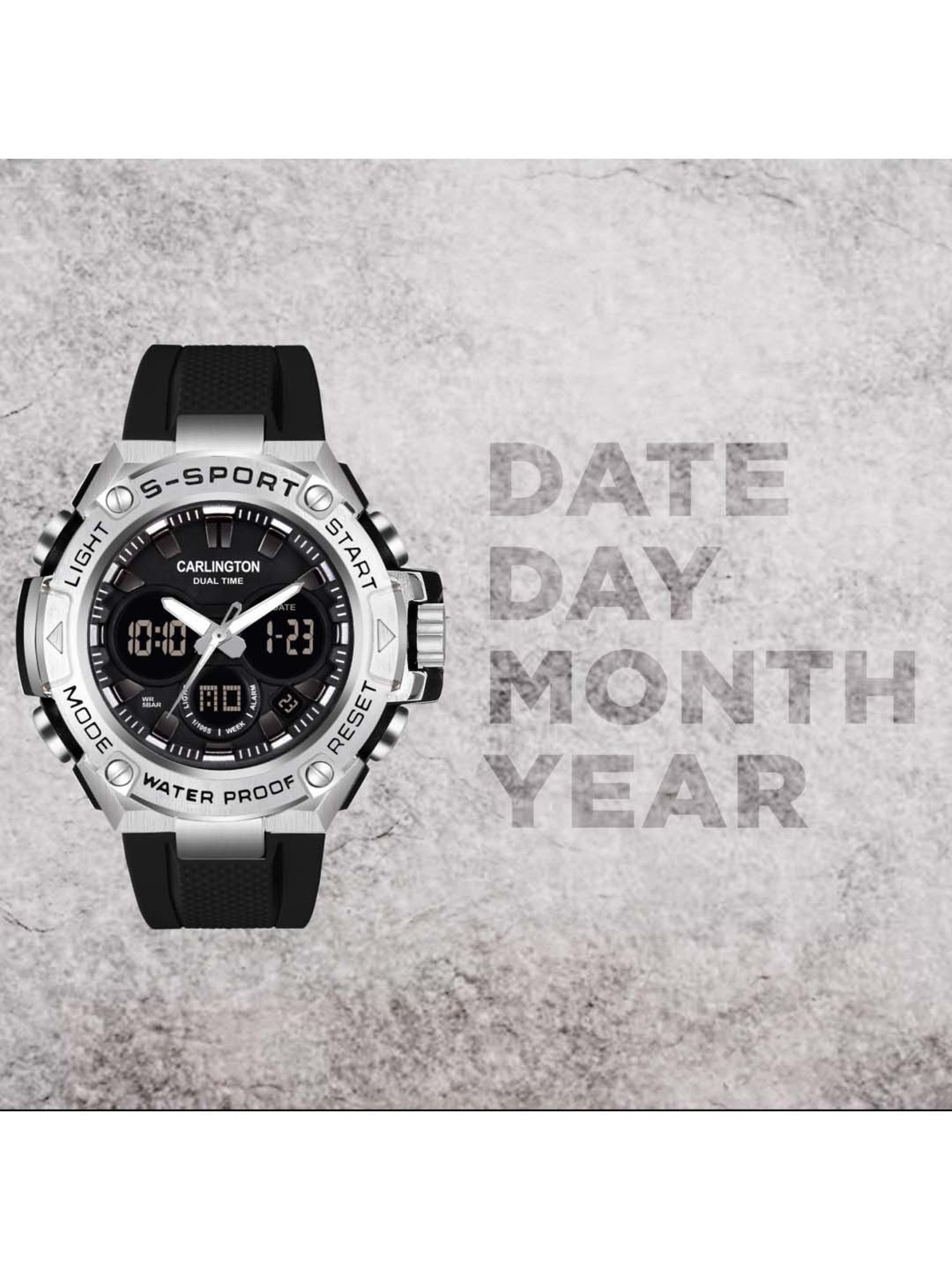 CARLINGTON Endurance 9107 Analog-Digital Watch for Men