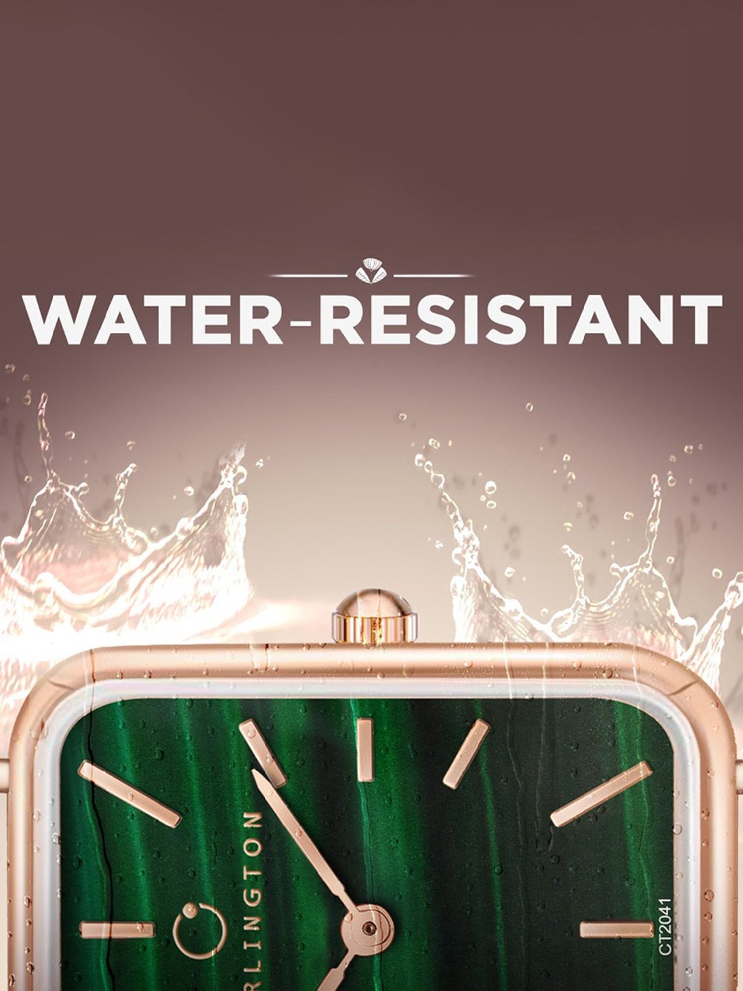 Carlington Iconic 2041 RoseGreen Analog Watch for Women