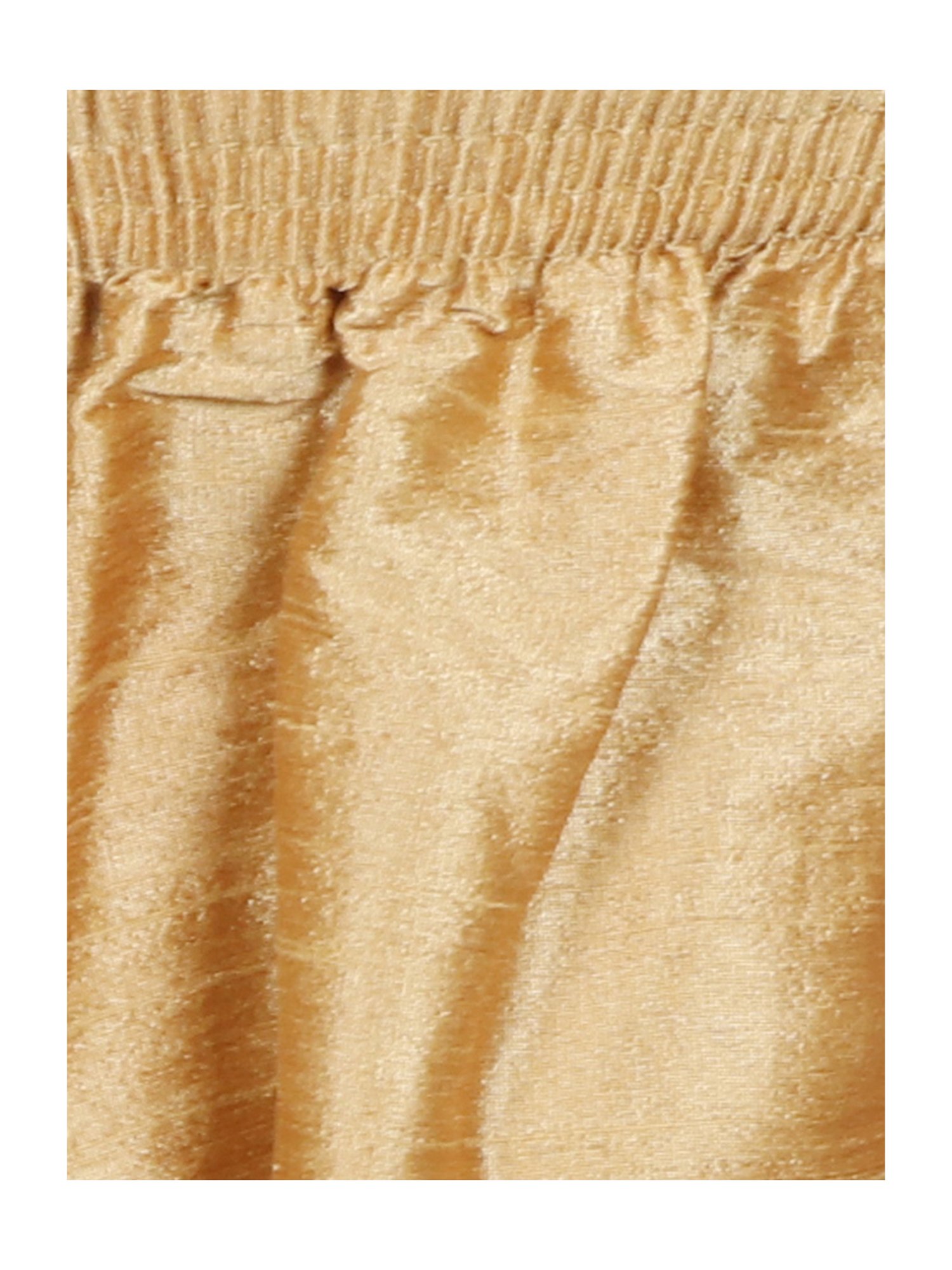 SG Yuvraj Kids Green & Gold Embroidered Full Sleeves Kurta with Pyjamas